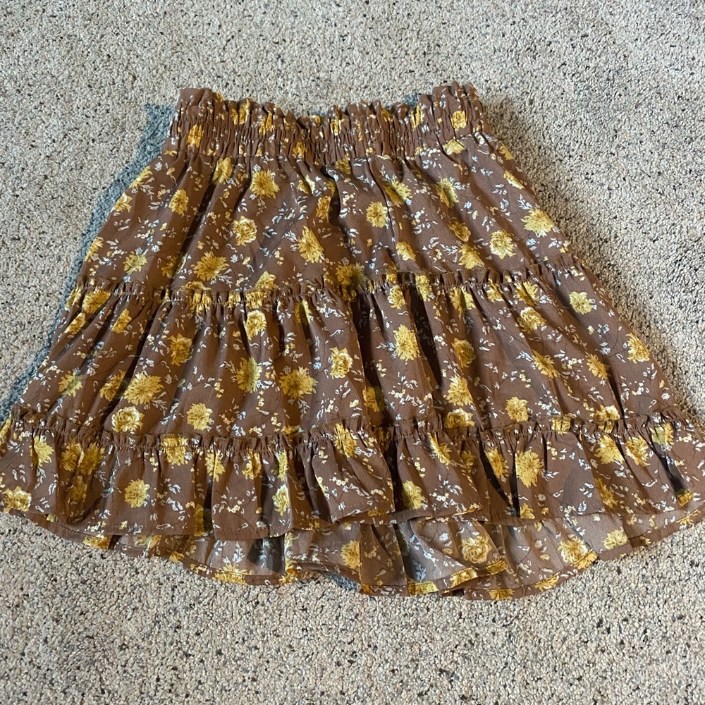ALTARD STATE sunflower print skirt